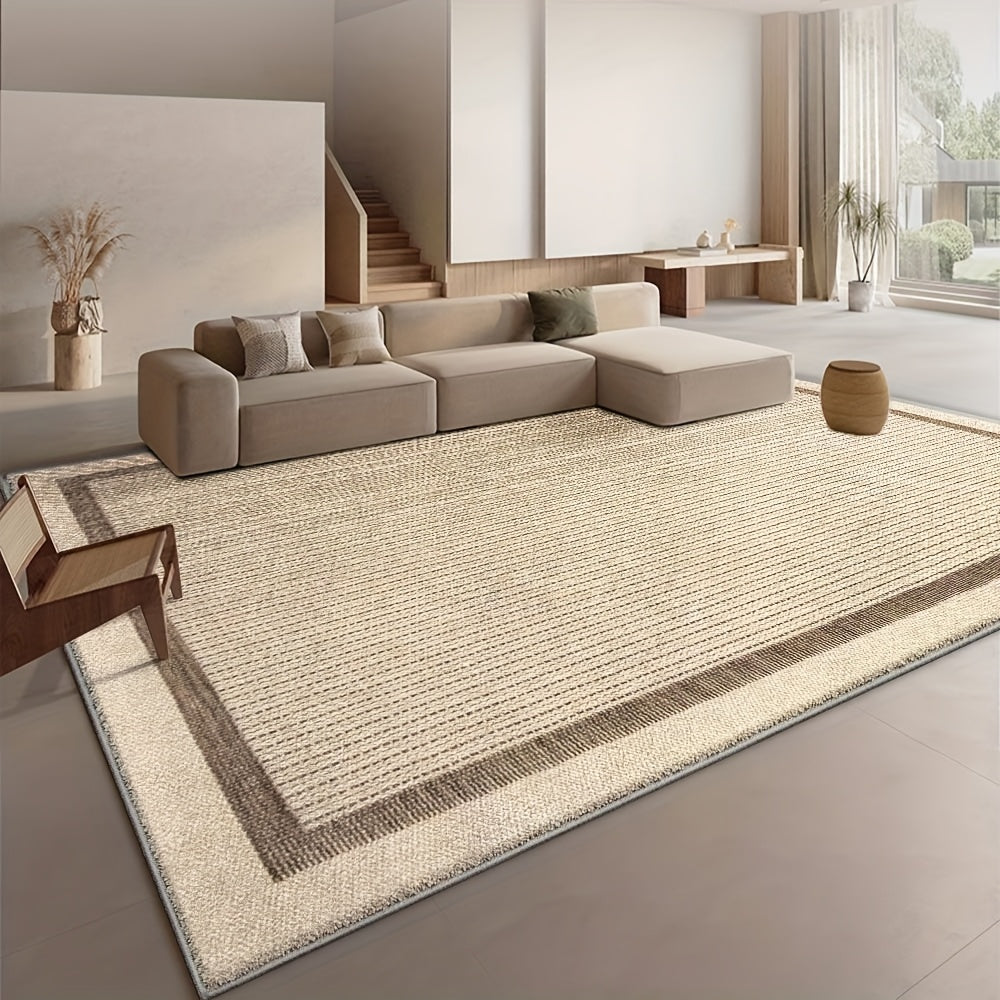 Luxurious Area Rugs with a Warm Touch Are Suitable for Living Rooms, Bedrooms, Dining Rooms, And Offices. The Brown Geometric Design Is Easy to Maintain, Making It a Great Home Decor Accessory