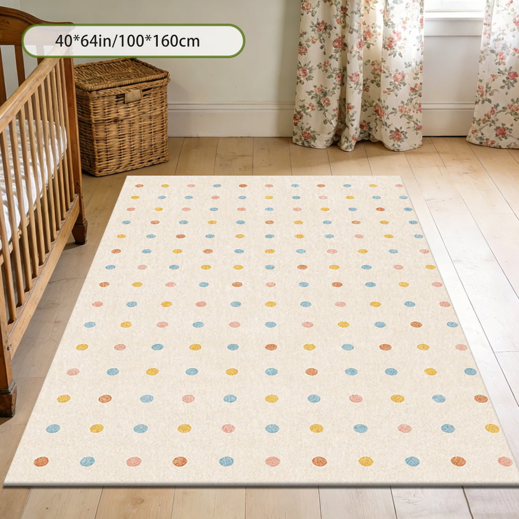 Suitable for Nursery, Playroom & Crawling Mat - Non-Slip Backing Carpet with Soft Covering, Machine Washable for Boys & Girls Bedrooms, Classrooms, Jumbo Sizes Available ( Nursery Mat)