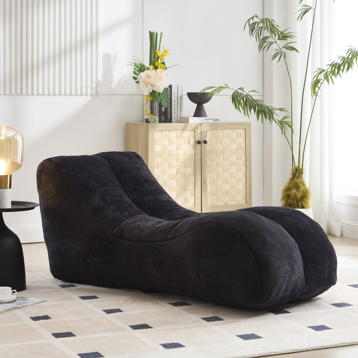 Creative Bean Bag Sofa Chair for Adults Filled with High-quality Sponge That Is Plump and Elastic Fitting the Curves of the Human Body and Providing Gentle Support to the Body in All As