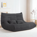 GAVOON Adult Bean Bag Chair - Spacious Bean Bag Featuring Two Cushions, Extra-Large Boneless Chair Made with High-Rebound Memory Foam, Comfortable Floor Sofa Ideal for Reading, Gaming, Living Room, Or Bedroom Use