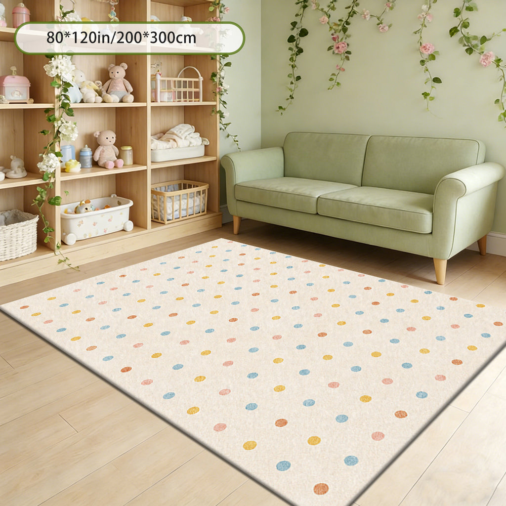 Suitable for Nursery, Playroom & Crawling Mat - Non-Slip Backing Carpet with Soft Covering, Machine Washable for Boys & Girls Bedrooms, Classrooms, Jumbo Sizes Available ( Nursery Mat)