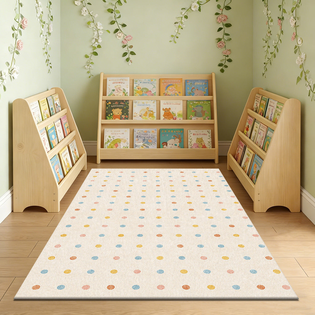 Suitable for Nursery, Playroom & Crawling Mat - Non-Slip Backing Carpet with Soft Covering, Machine Washable for Boys & Girls Bedrooms, Classrooms, Jumbo Sizes Available ( Nursery Mat)
