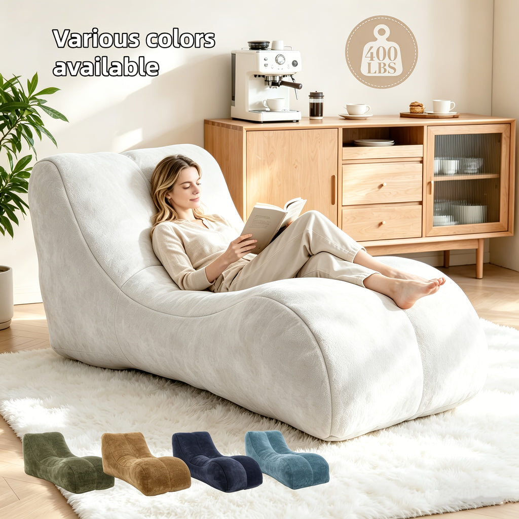 Creative Bean Bag Sofa Chair for Adults Filled with High-quality Sponge That Is Plump and Elastic Fitting the Curves of the Human Body and Providing Gentle Support to the Body in All As